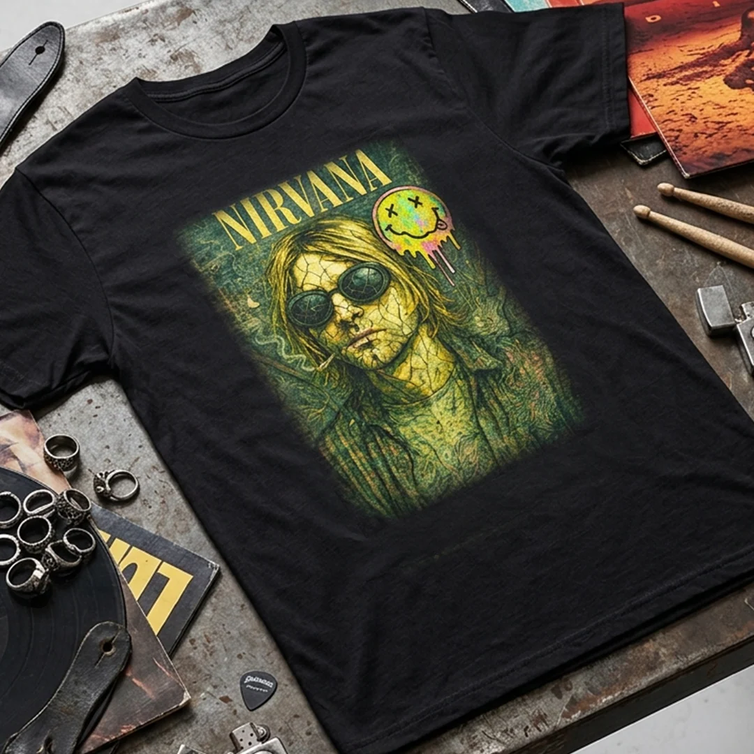 Camiseta Algodon Nirvana Kurt Cobain 3 - Image 3