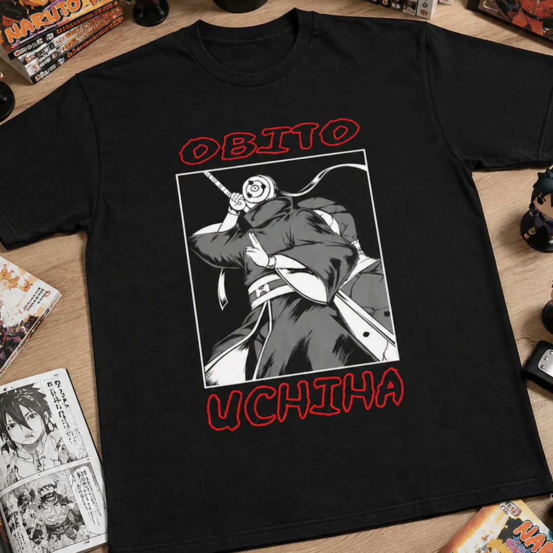 Camiseta Algodon Obito Uchiha Art - Image 3