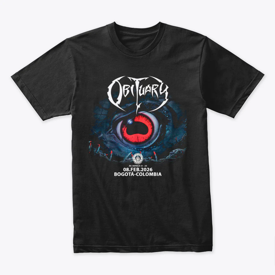 Camiseta Algodón Obituary 2026