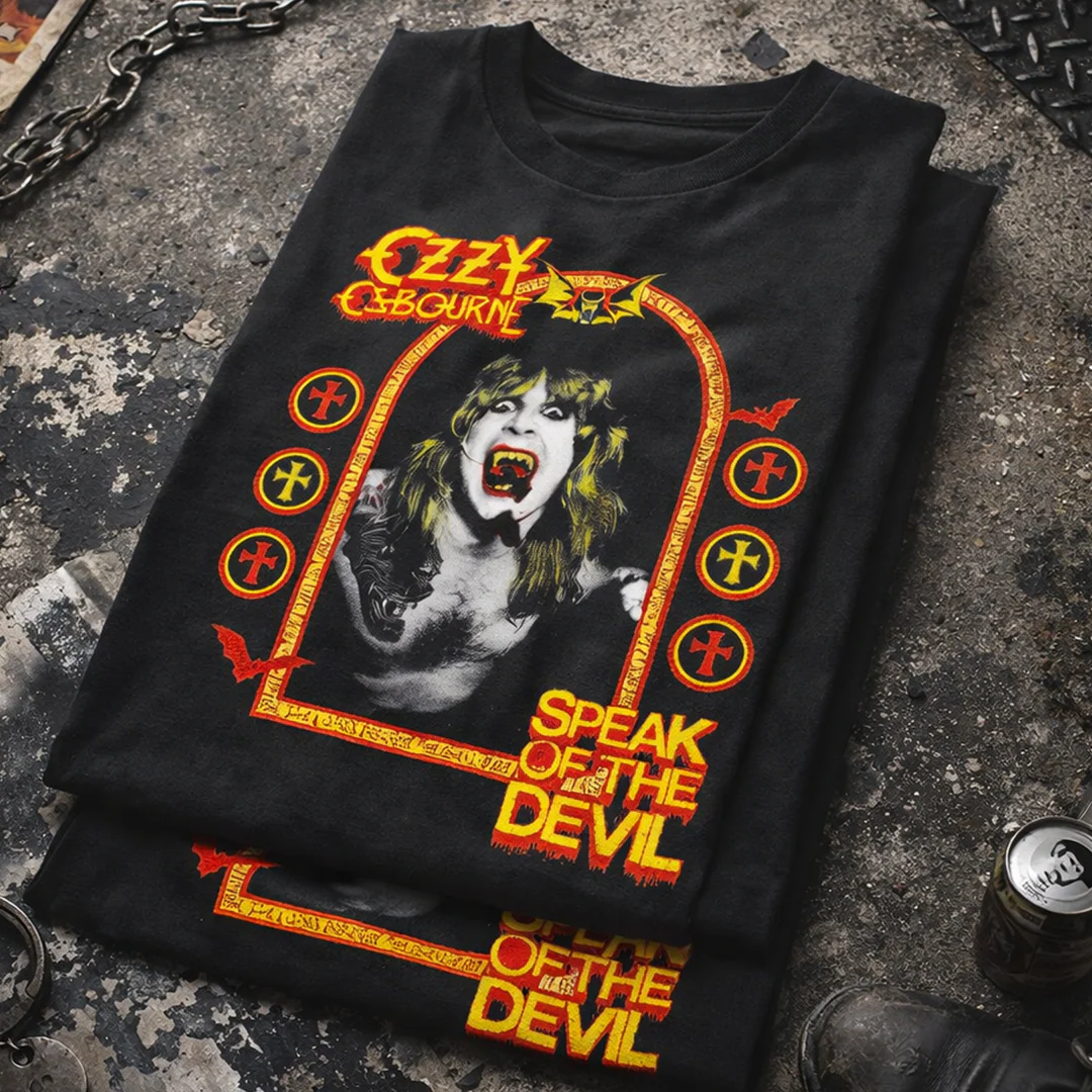 Camiseta Algodon Ozzy Osbourne Speak Of The Devil - Image 4