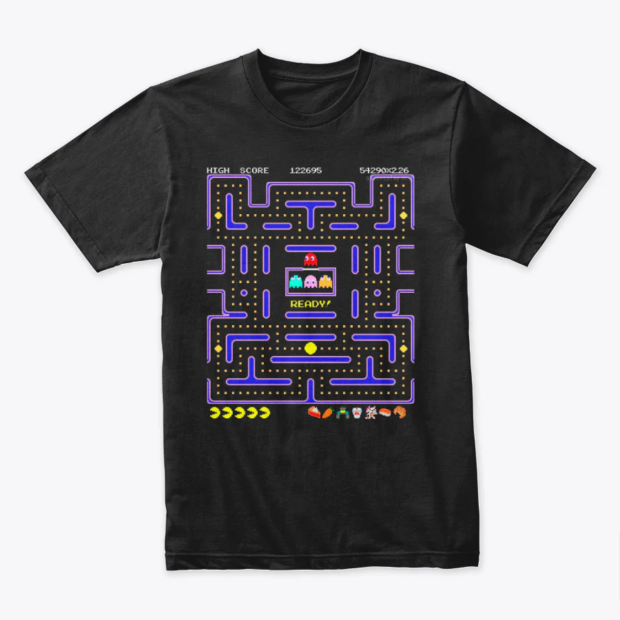 Camiseta Algodon PAC-MAN