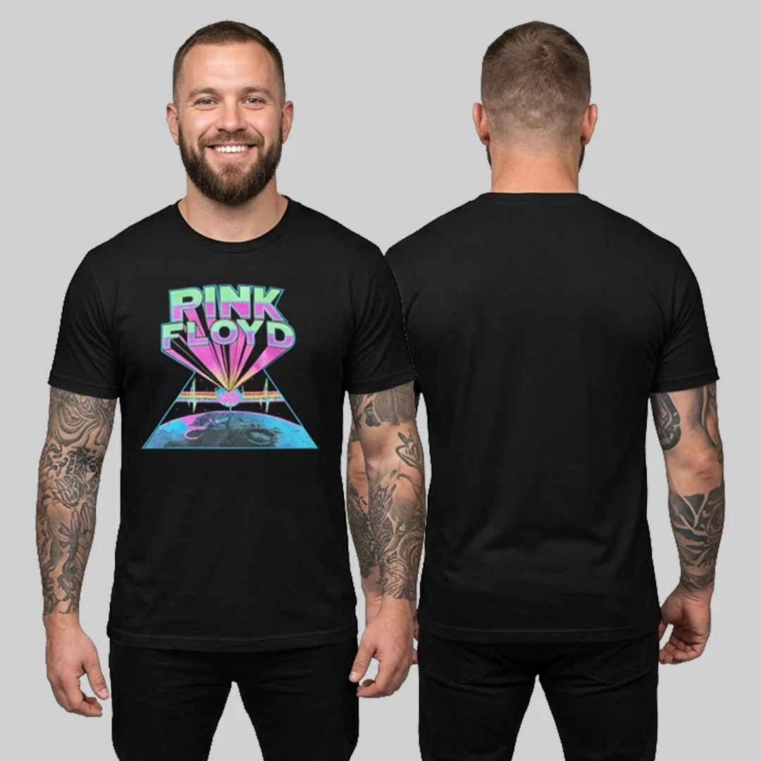 Camiseta Algodon Pink Floyd Dark Liquid Blue - Image 2