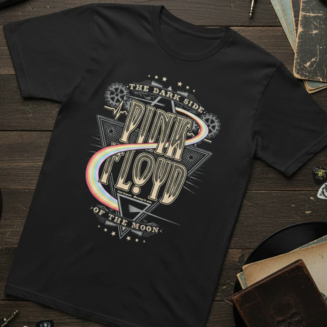 Camiseta Algodon Pink Floyd Dark Side Art - Image 4