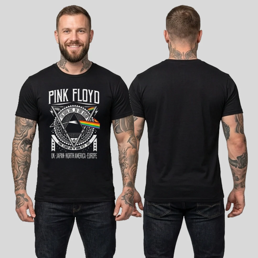 Camiseta Algodon Pink Floyd Japan North America - Image 3
