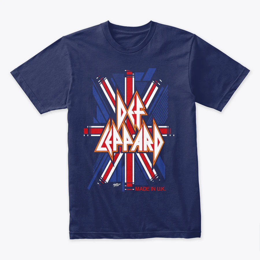 Camiseta Algodon Def Leppard Logo Made In UK - Image 2