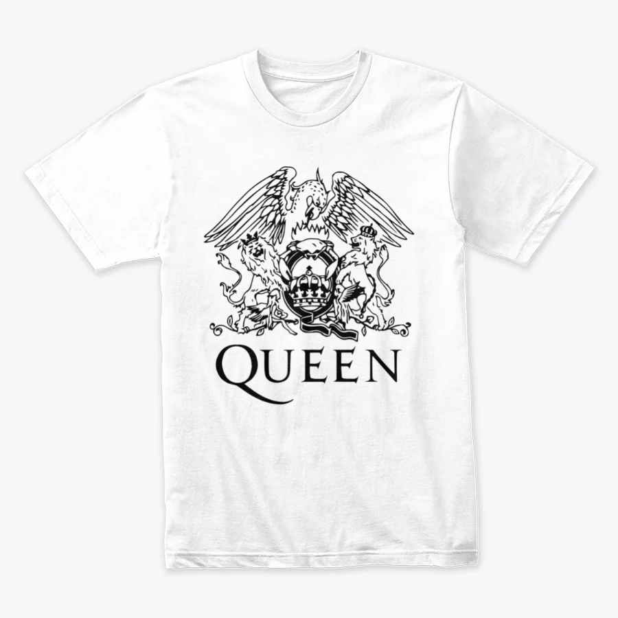 Camiseta Algodon Queen Logo Rock Style - Image 3