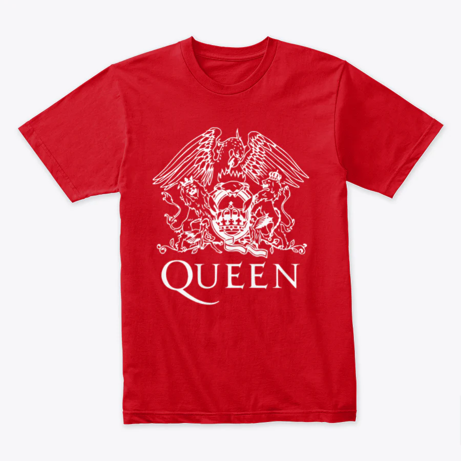 Camiseta Algodon Queen Logo Rock Style - Image 4