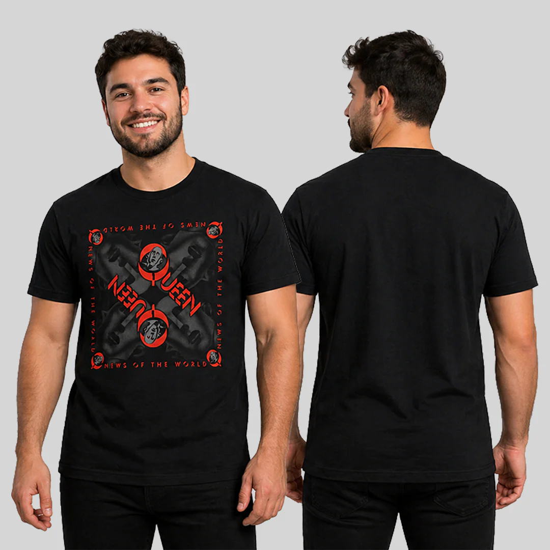 Camiseta Algodon Queen News Of The World - Image 2