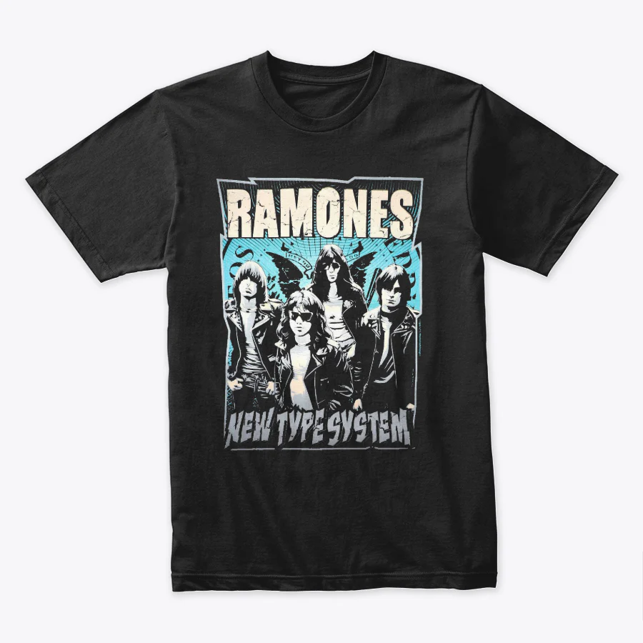 Camiseta Algodon Ramones New Type System