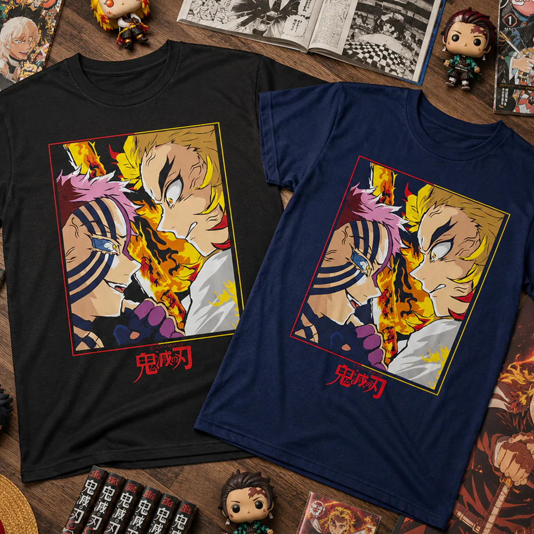 Camiseta Algodon Rengoku Fight Poster - Image 4