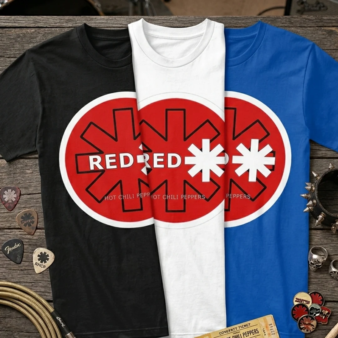 Camiseta Algodon RHCP Logo Poster - Image 7
