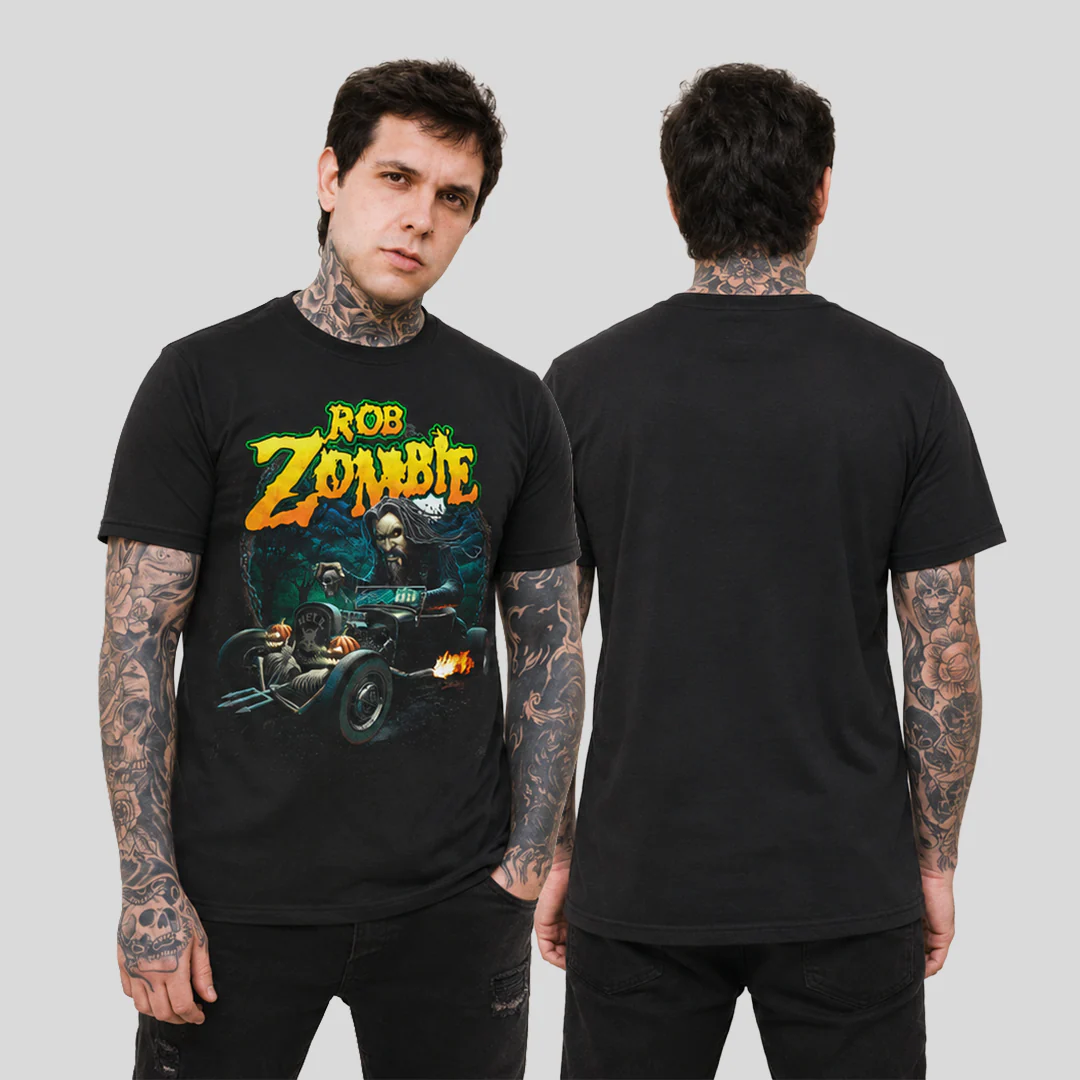 Camiseta Algodon Rob Zombie Car Poster - Image 2