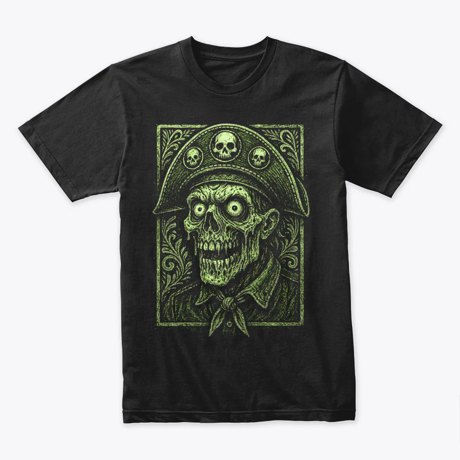 Camiseta Algodon Rob Zombie Pirata