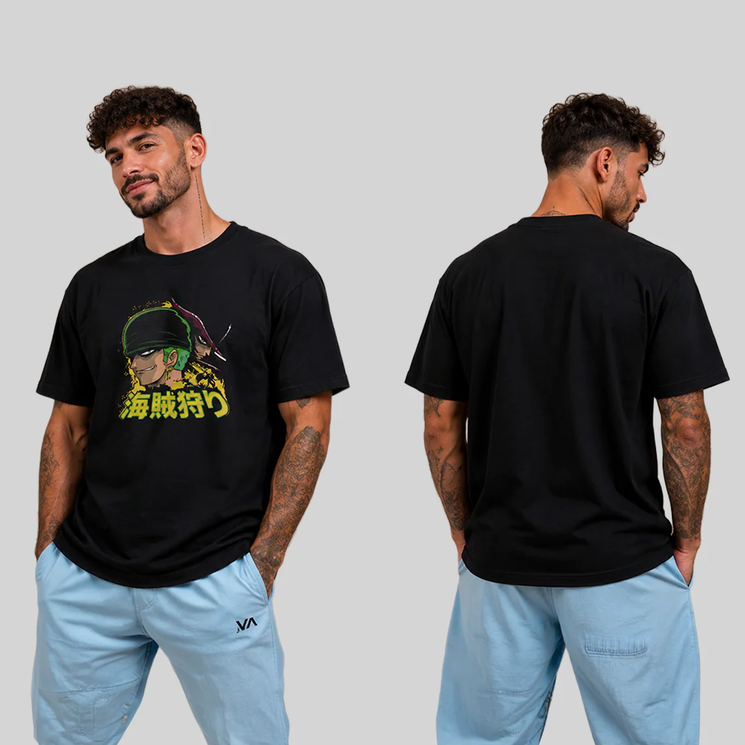 Camiseta Algodon Roronoa Zoro Faces Style - Image 2