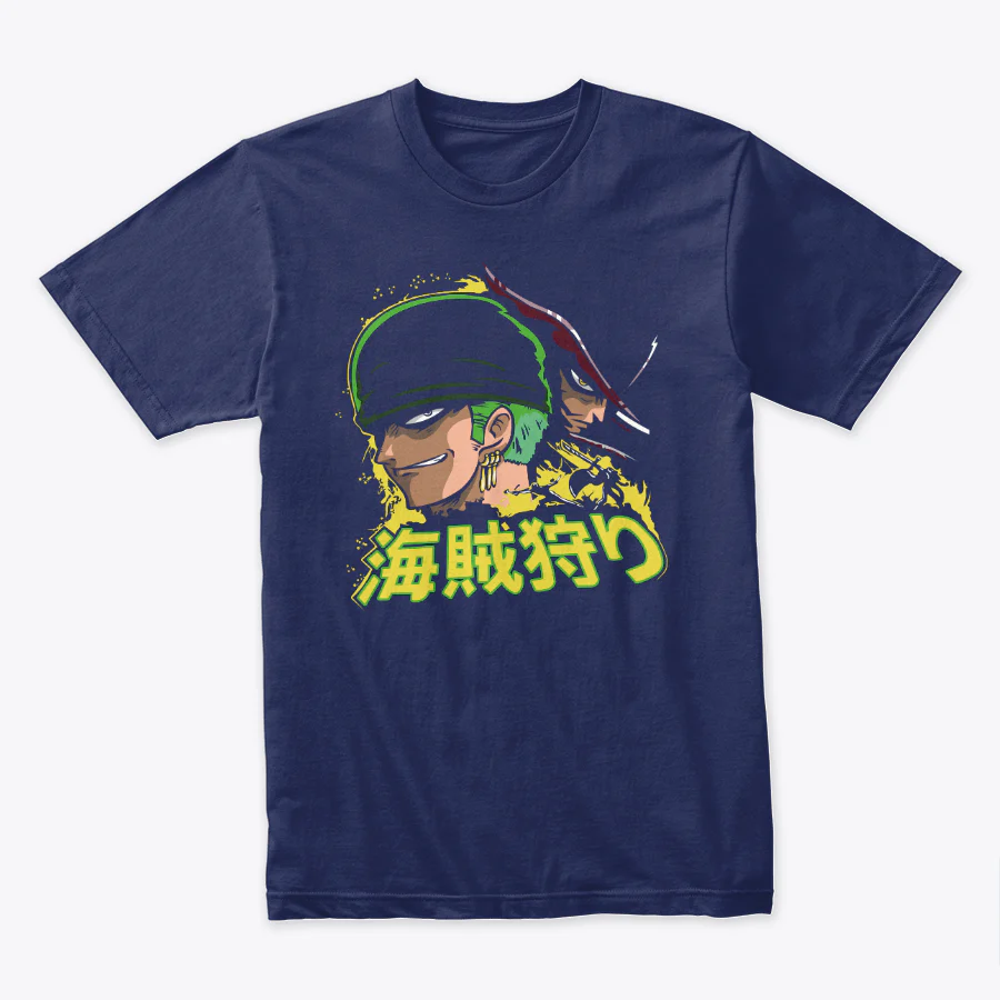 Camiseta Algodon Roronoa Zoro Faces Style - Image 3