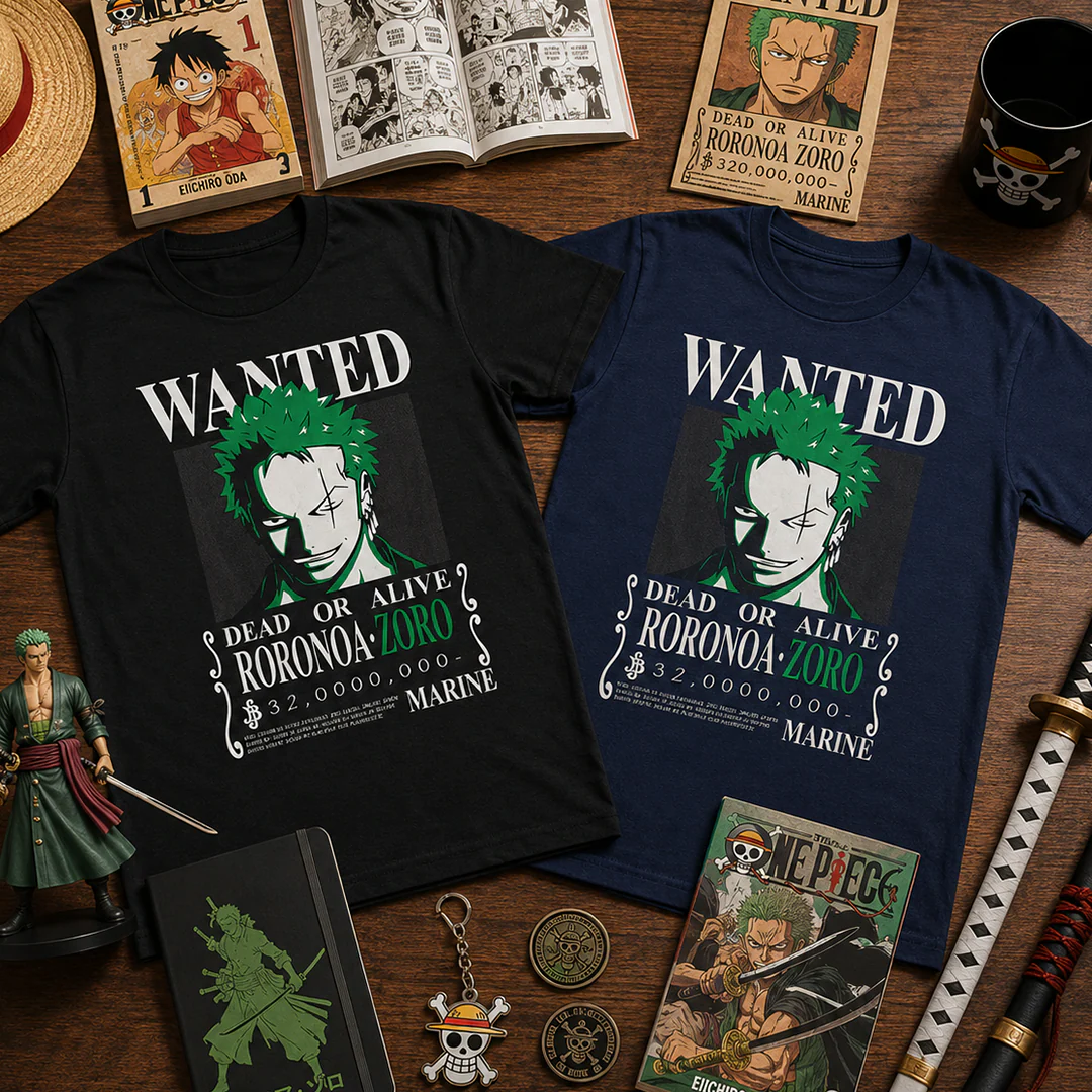 Camiseta Algodon Roronoa Zoro One Piece Poster - Image 4