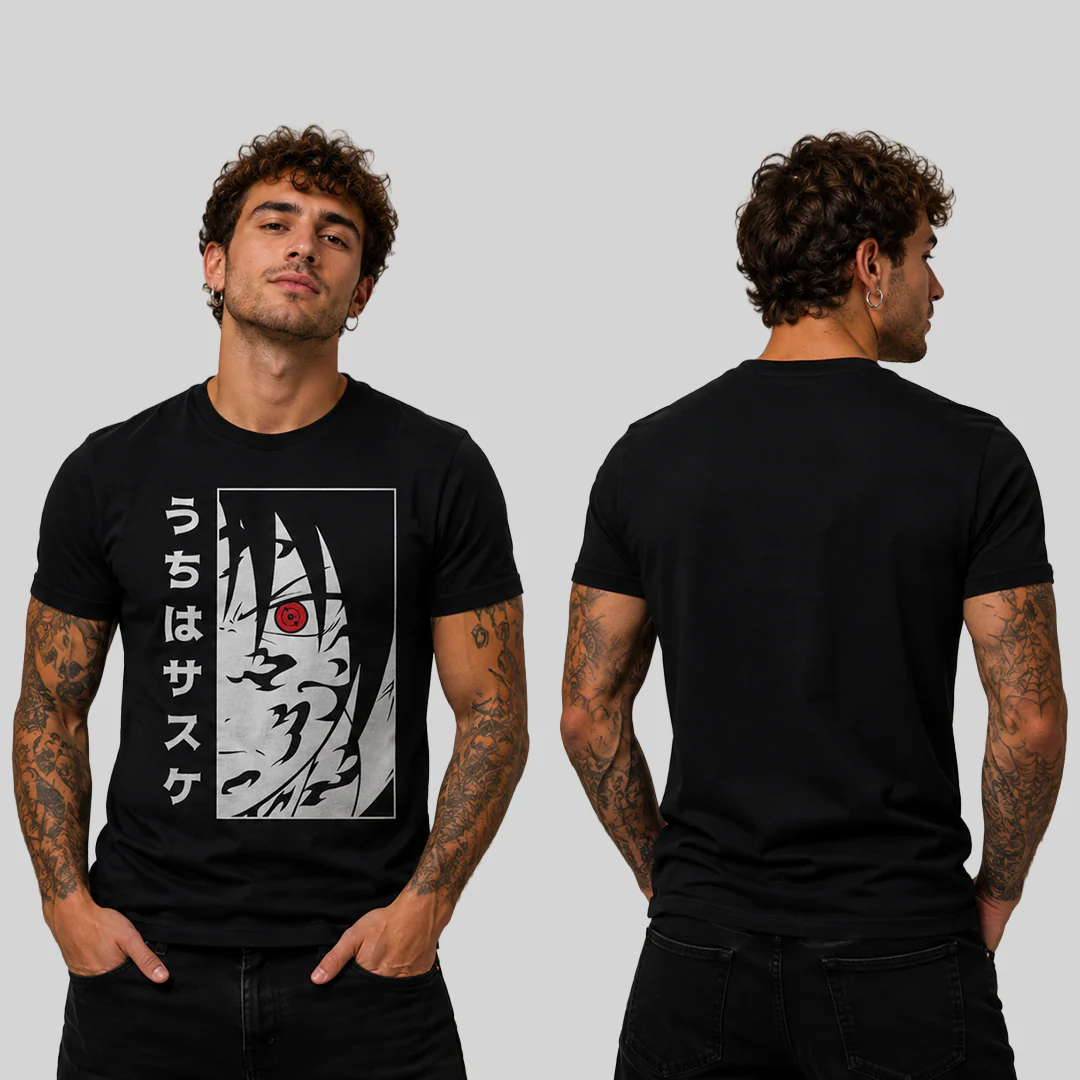 Camiseta Algodon Sasuke Sello Maldito Art - Image 2