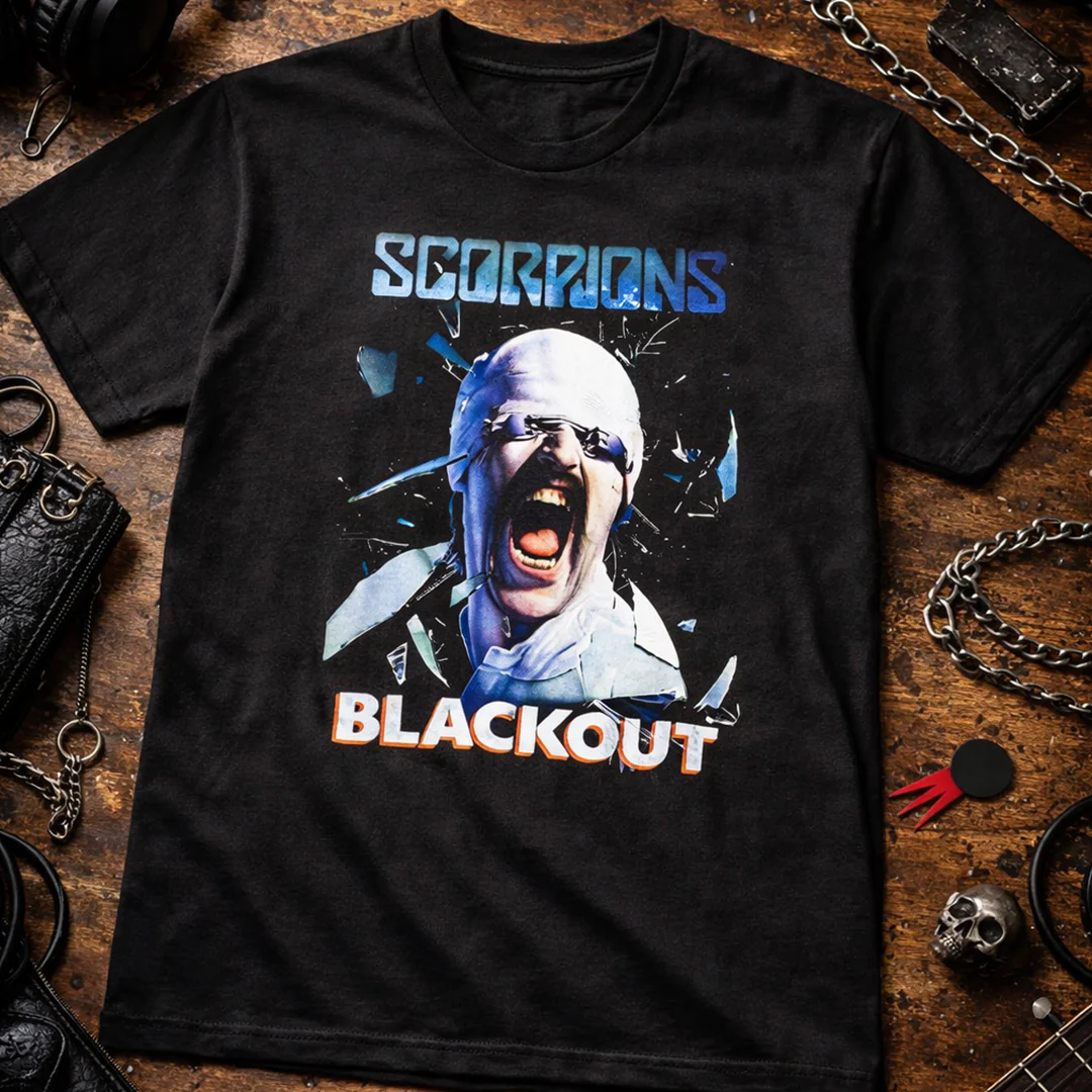 Camiseta Algodon Scorpions Blackout - Image 3