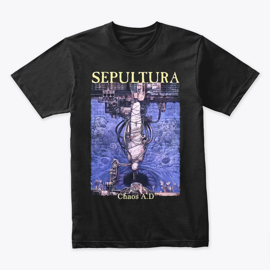 Camiseta Algodon Sepultura Chaos A.D