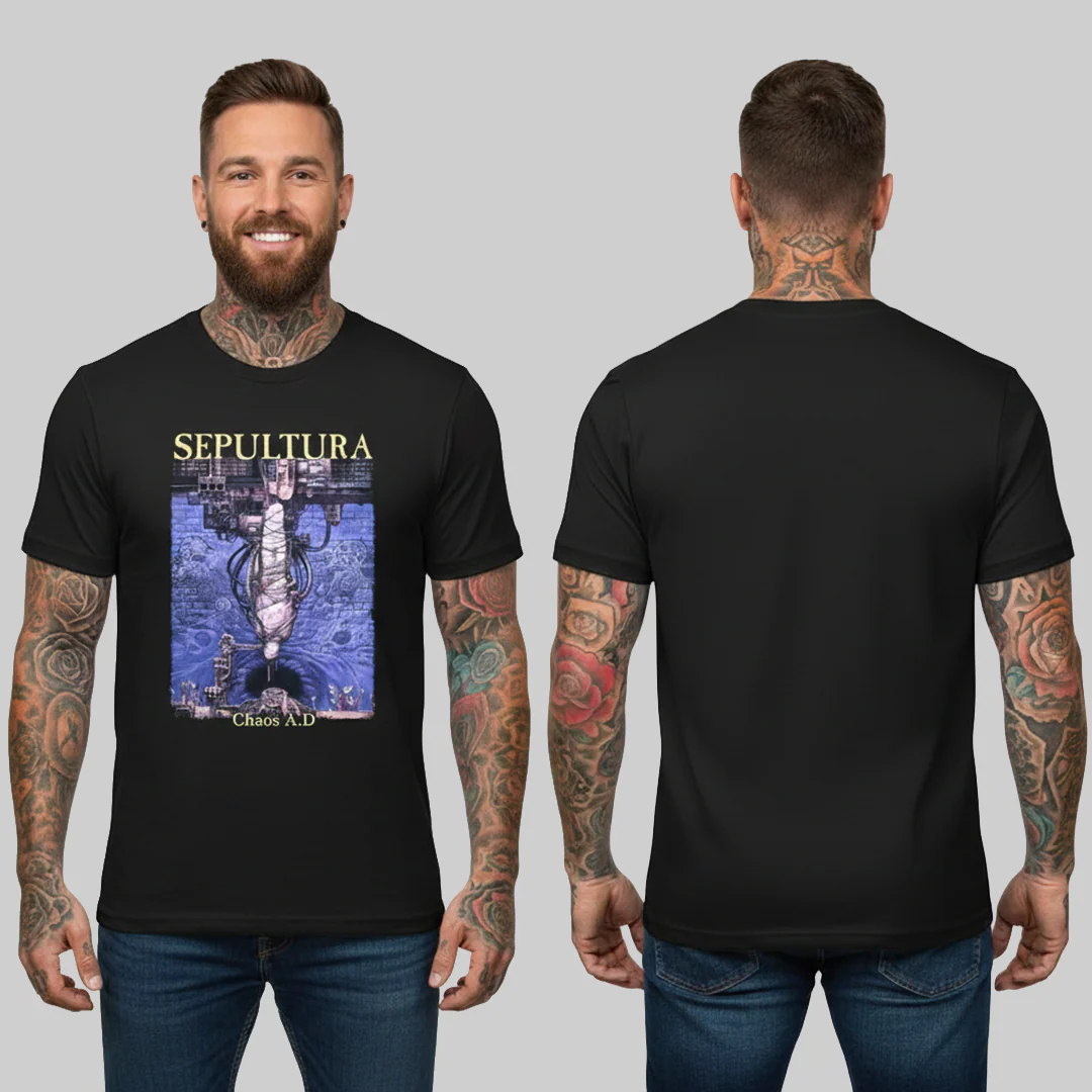 Camiseta Algodon Sepultura Chaos A.D - Image 3
