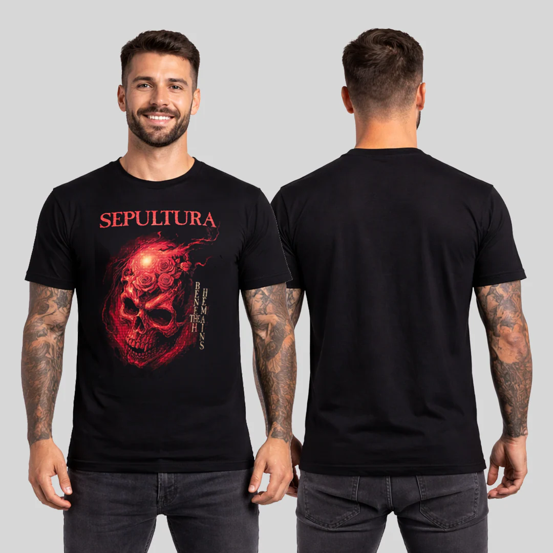 Camiseta Algodon Sepultura Skull - Image 2