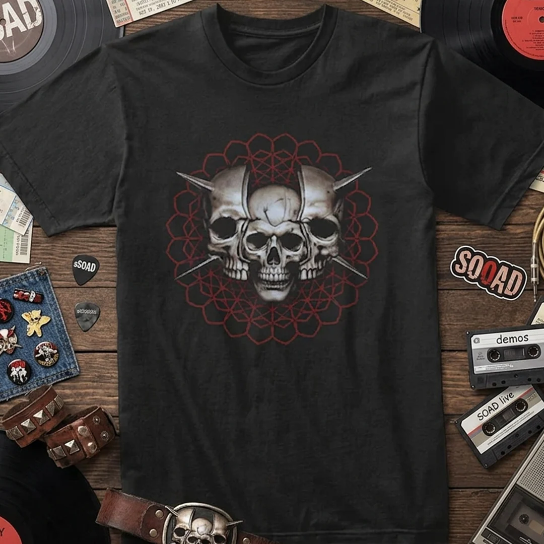 Camiseta Algodón Skull Spikes Tool - Image 3