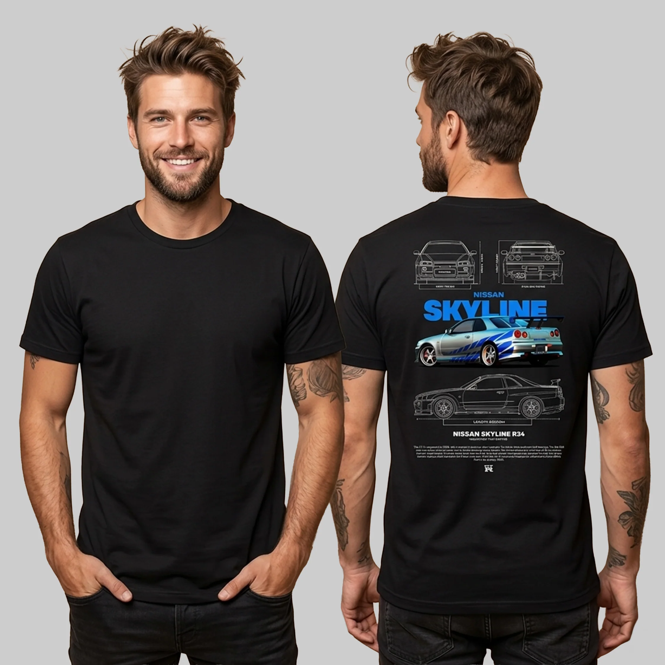 Camiseta Algodon Skyline Rapido y Furioso - Image 2