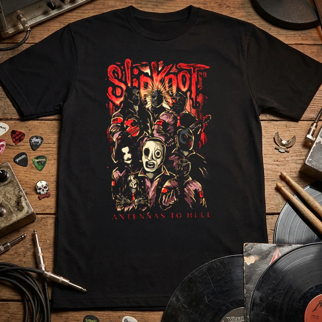 Camiseta Algodon Slipknot Anntenas To Hell - Image 3