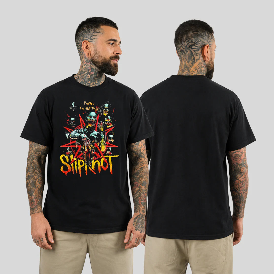 Camiseta Algodon Slipknot Hell Tour Art - Image 2