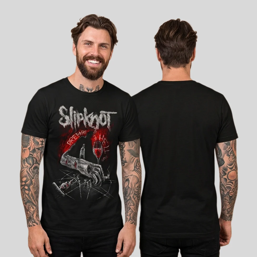 Camiseta Algodon Slipknot  Hell Tour Art - Image 2