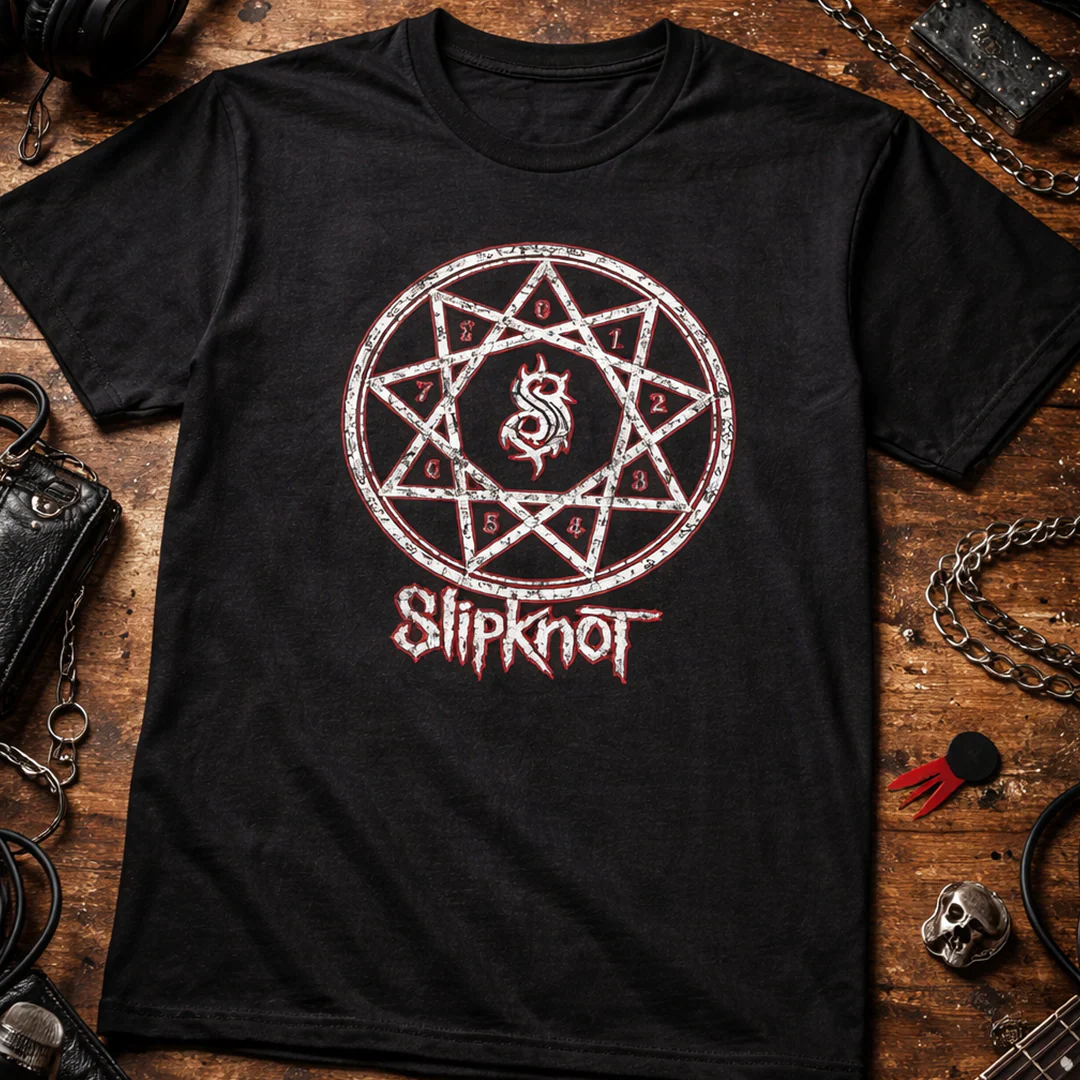 Camiseta Algodon Slipknot Star Logo - Image 4