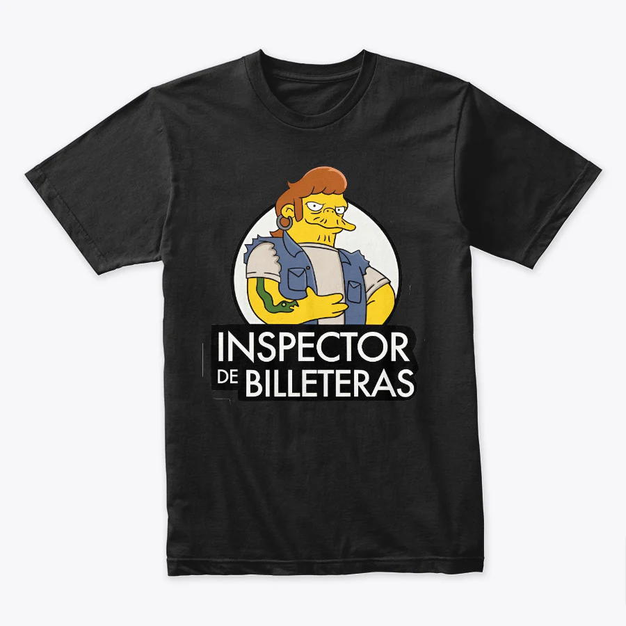 Camiseta Algodon Snake Jailbird Inspector De Billeteras Style - Image 3