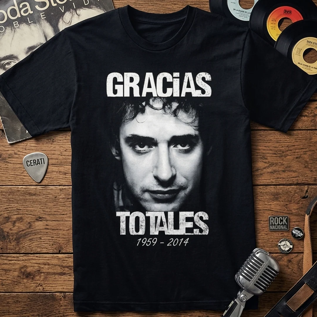 Camiseta Algodón Soda Stereo Cerati Gracias Totales - Image 3