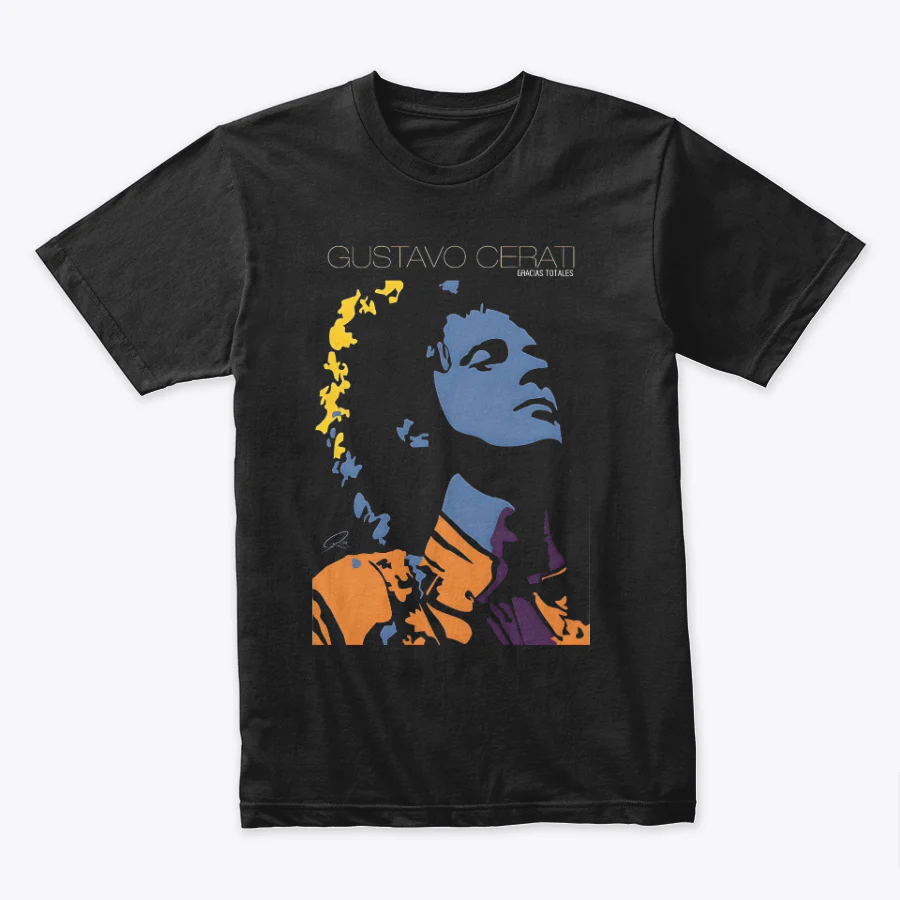 Camiseta Algodón Soda Stereo Cerati Multicolor