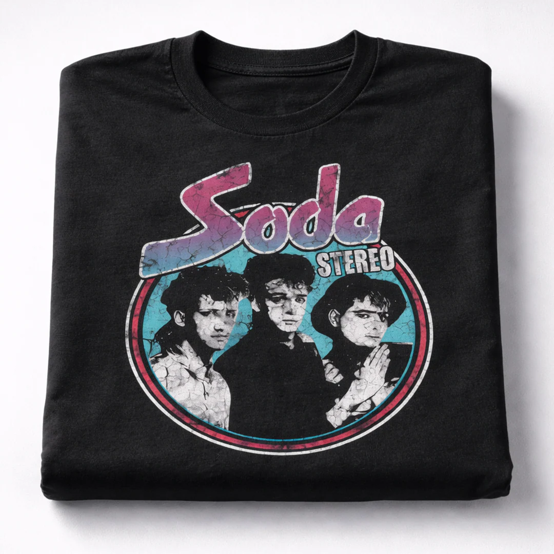 Camiseta Algodon Soda Stereo Faces - Image 3