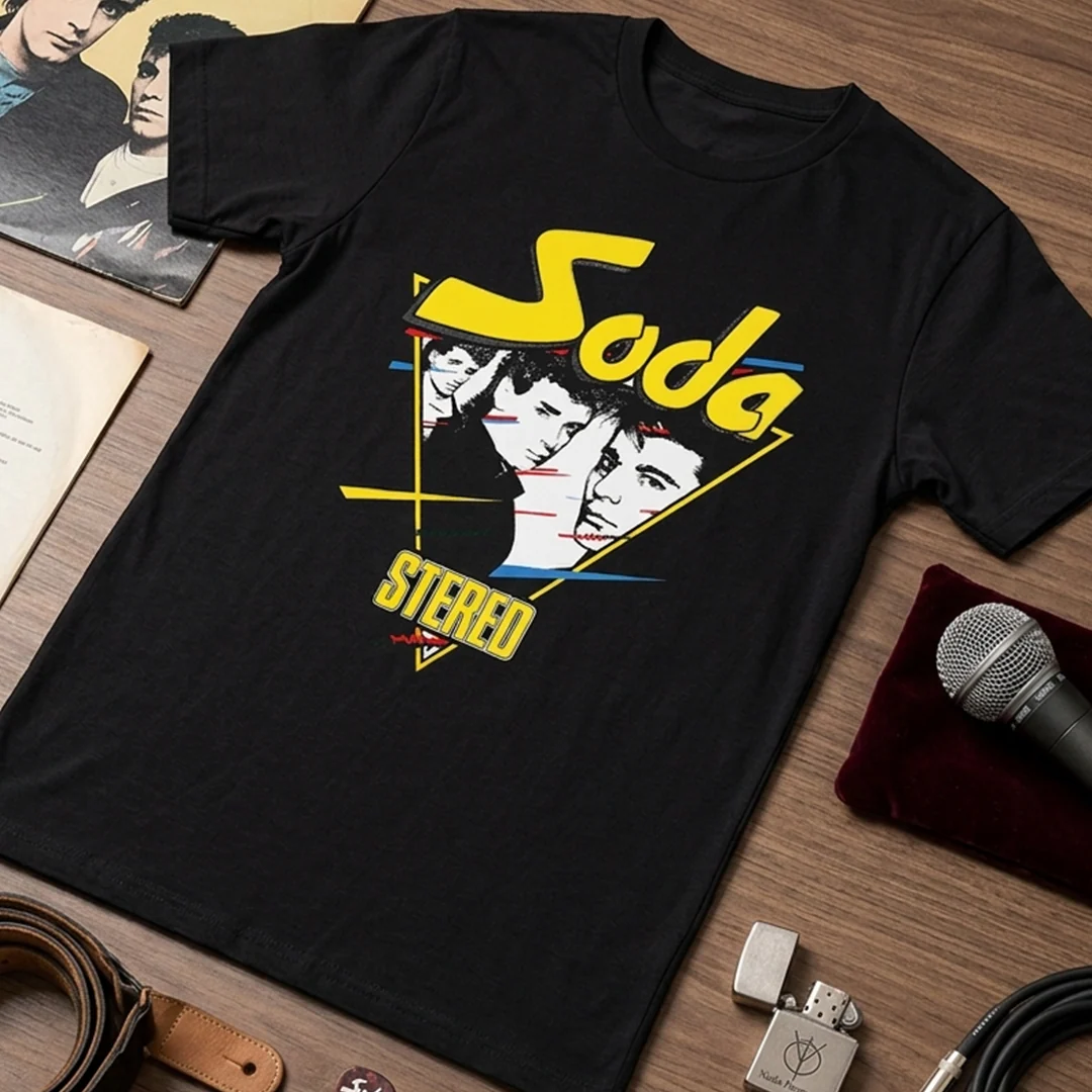 Camiseta Algodón Soda Stereo Triángulo - Image 3