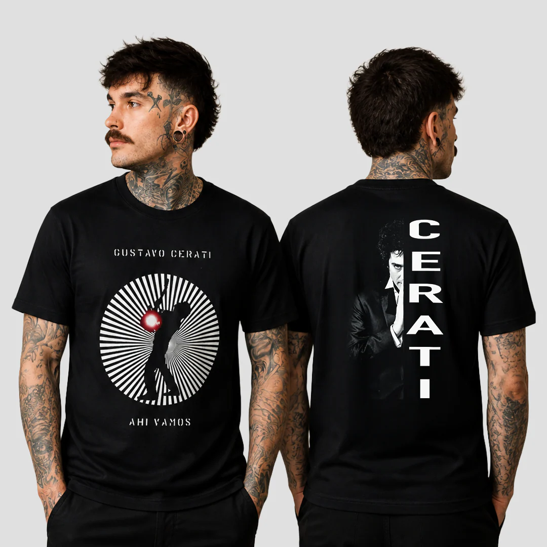 Camiseta Algodón Soda Stereo Cerati Ahí Vamos - Image 3
