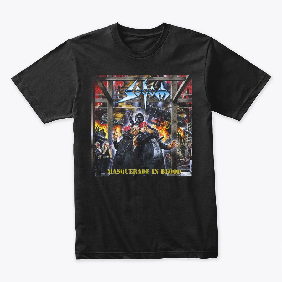 Camiseta Algodon Sodom Masquerade In Blood