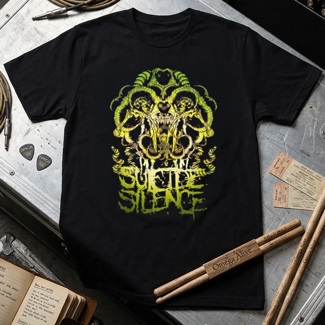 Camiseta Algodon Suicide Silence Monster Face - Image 4