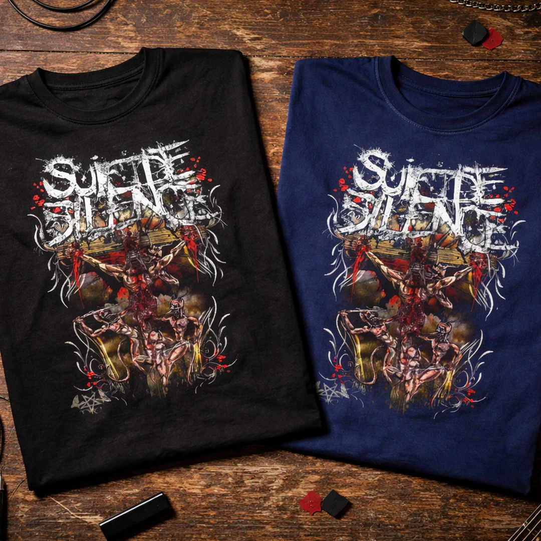 Camiseta Algodon Suicide Silence Sacrificio - Image 4