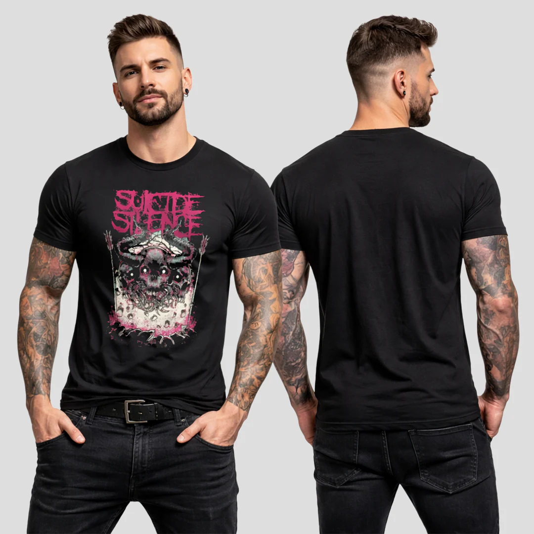 Camiseta Algodon Suicide Silence Skull - Image 2