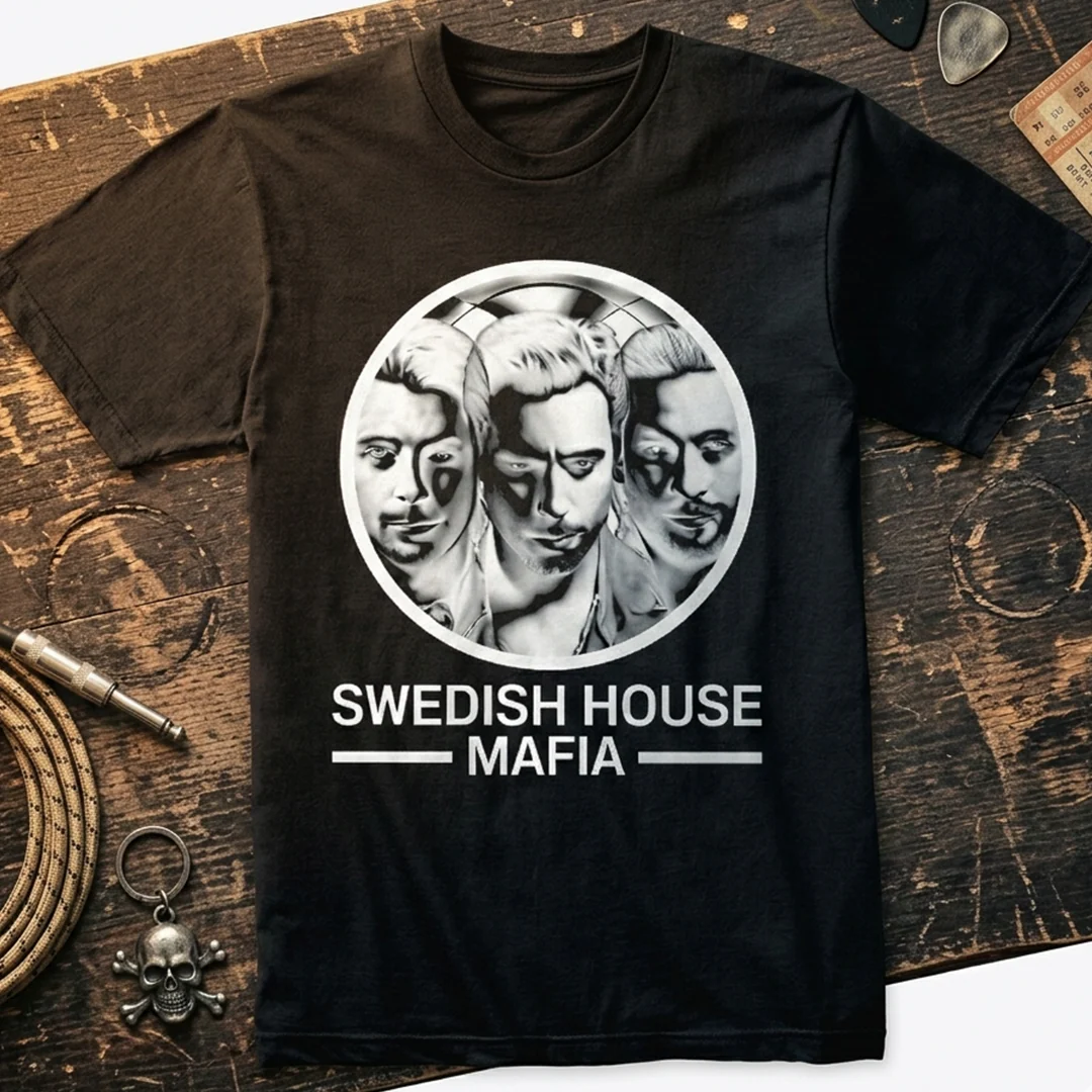Camiseta Algodon Swedish House Mafia Faces - Image 3