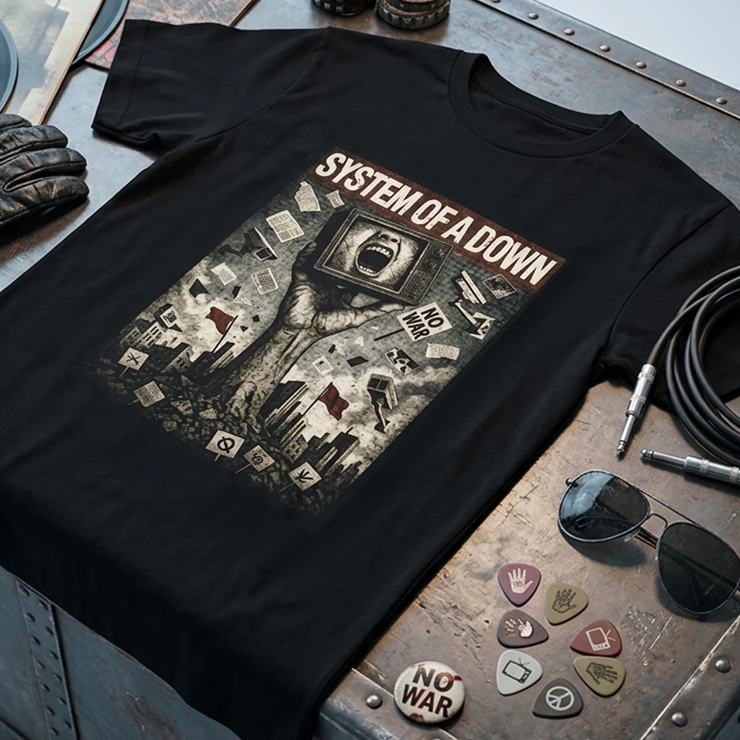 Camiseta Algodon System Of A Down No War - Image 3