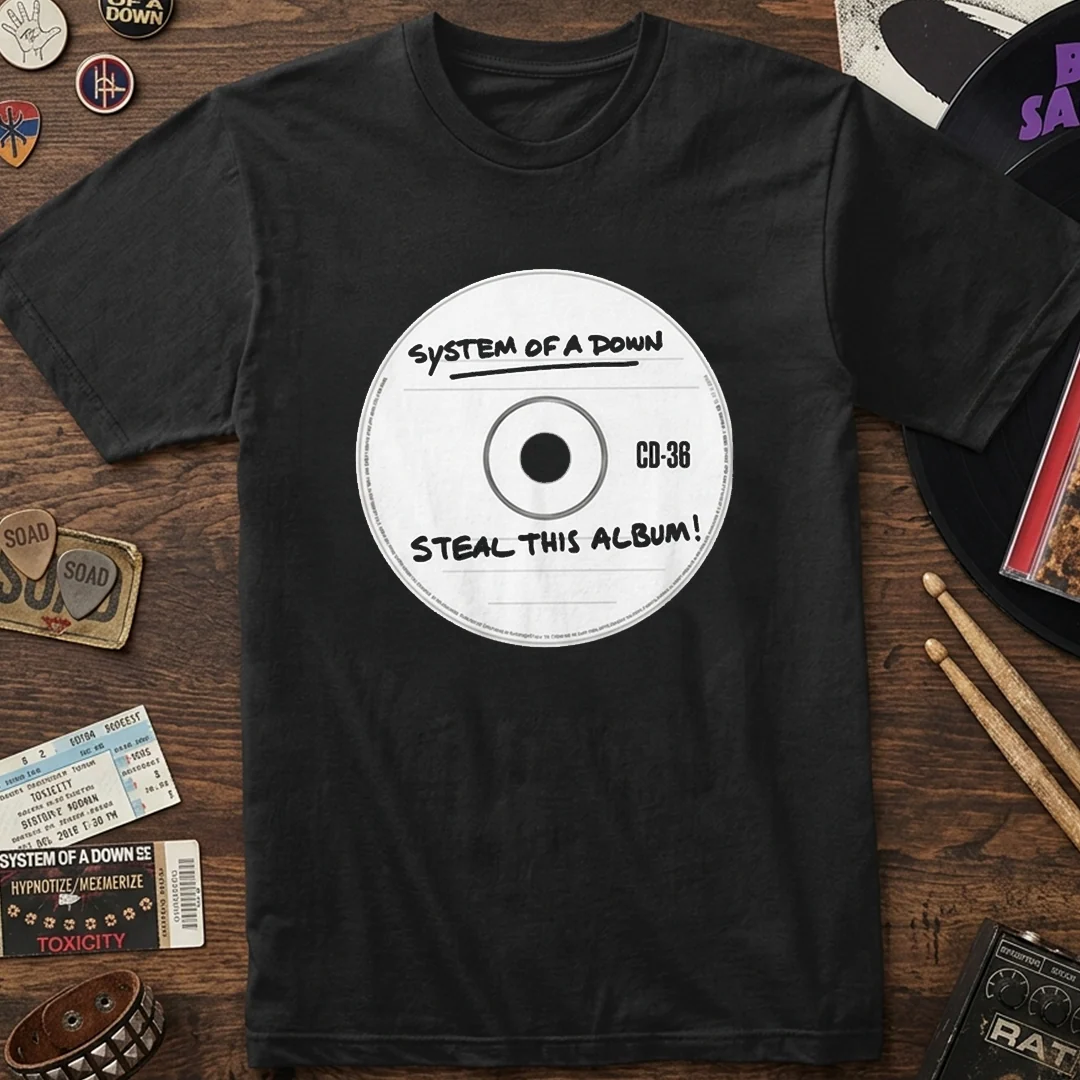 Camiseta Algodon System Of A Down Steal This Album Cover - Image 3
