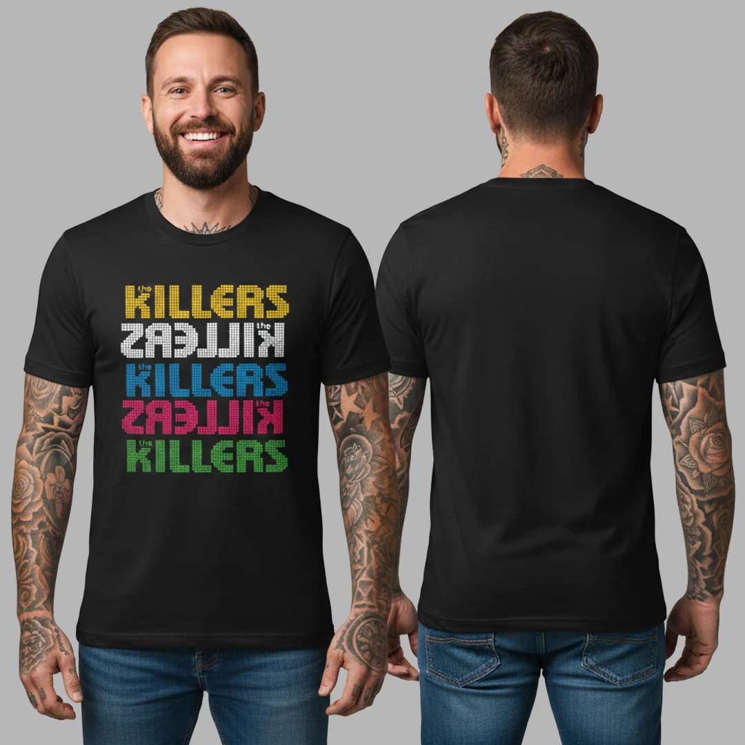 Camiseta Algodon The killers Rock letters - Image 2