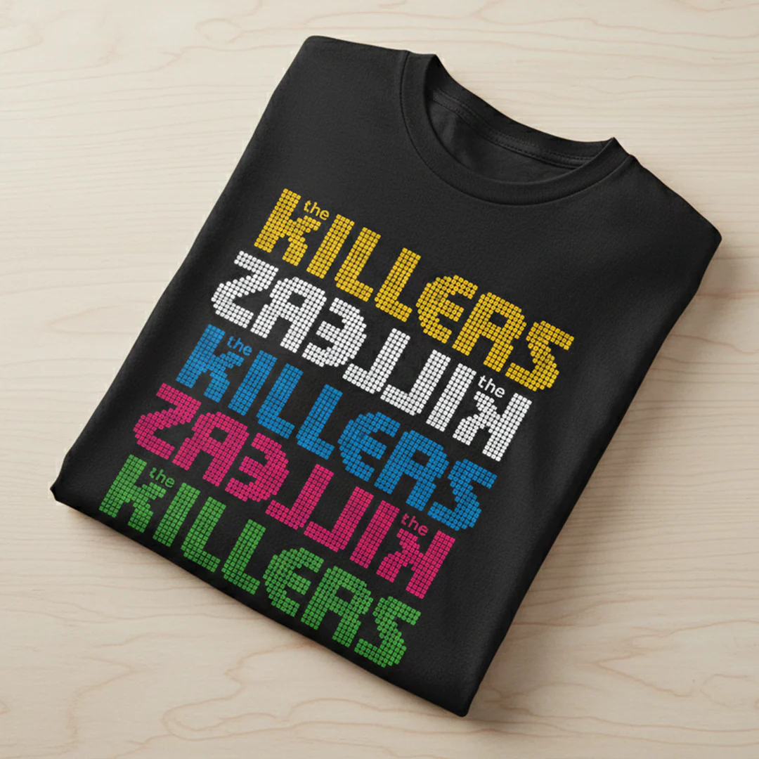 Camiseta Algodon The killers Rock letters - Image 3