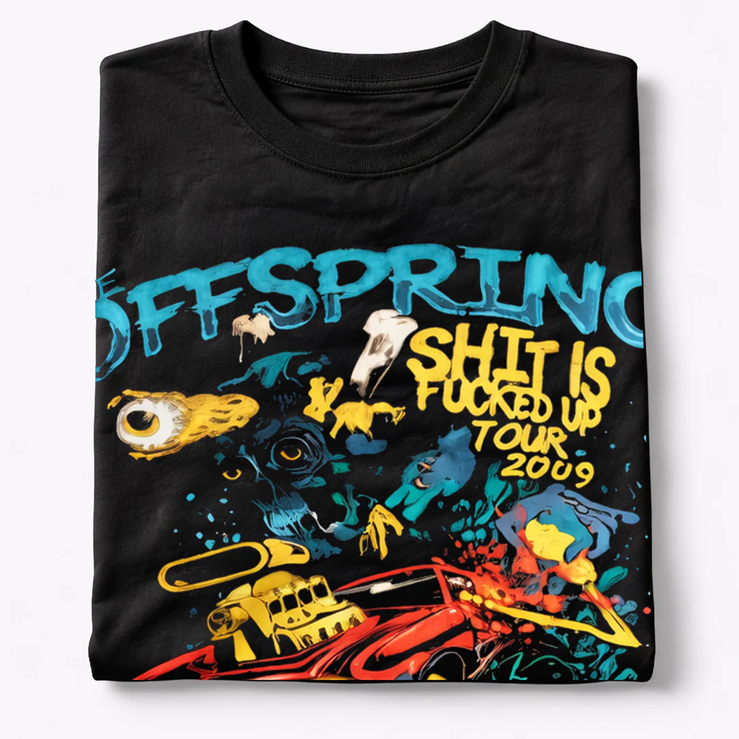 Camiseta Algodón The Offspring Sh&th is fuc&%ed up Tour - Image 3