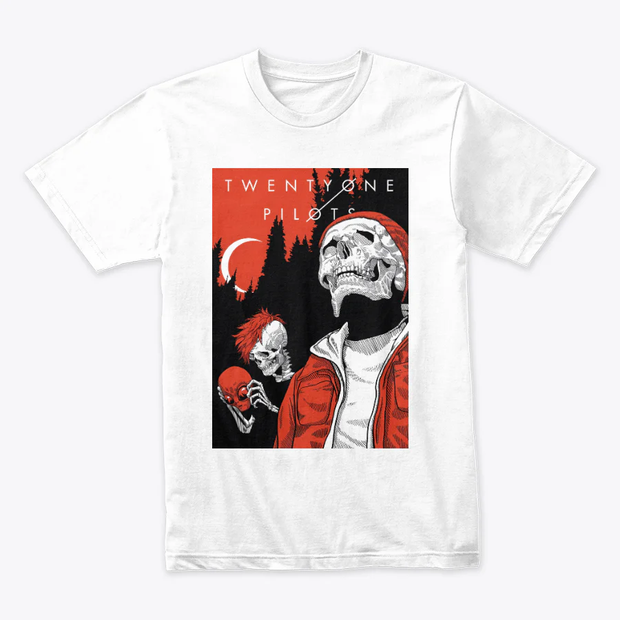 Camiseta Algodon Twenty One Pilots Skull Poster - Image 3