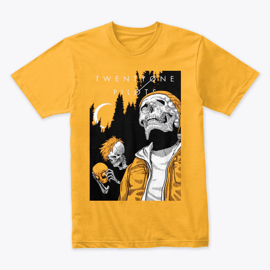 Camiseta Algodon Twenty One Pilots Skull Poster - Image 5