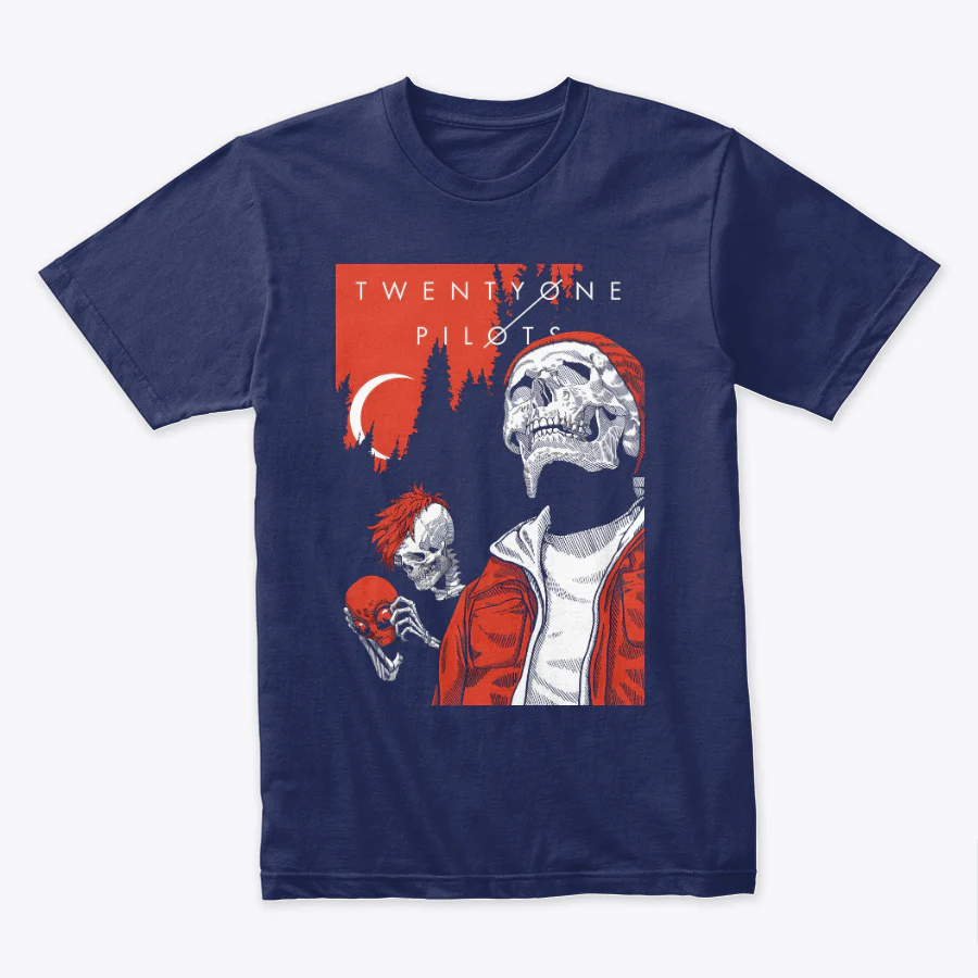 Camiseta Algodon Twenty One Pilots Skull Poster - Image 7